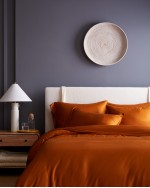 Bamboo Duvet Cover Set - Terracotta