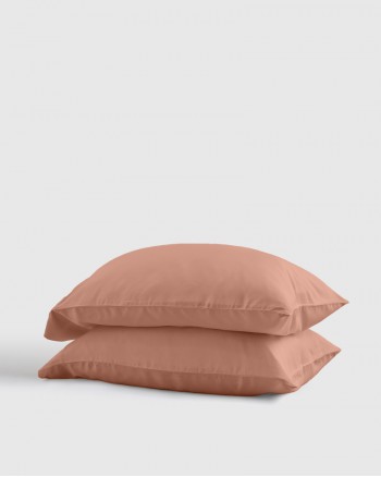 Bamboo Pillowcase Set - Clay