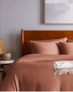 Bamboo Pillowcase Set - Clay