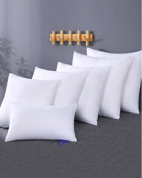 1pc Solid Color White Decorative Pillow Modern Polyester Multifunction Decorative Pillow For Home Bedding Pillow Inserts Pillows For Bed Pillow Core