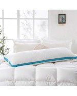 Memory Foam Body Pillow Large Full Body Pillows For Adults Soft Long Bed Pillows For Side Sleepers 20x54 Inch White