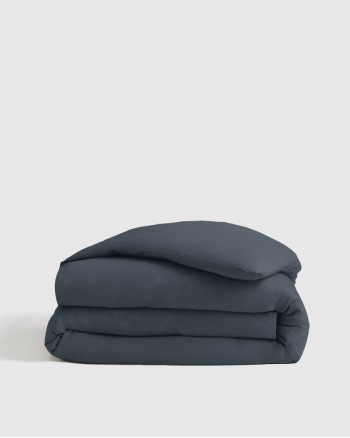 Organic Brushed Cotton Duvet Cover - Nightfall