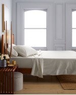 Classic Organic Percale Deluxe Bedding Bundle - Sand