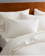 Classic Organic Percale Sham Set - White