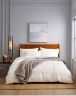 Classic Organic Percale Sham Set - White