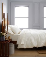 Classic Organic Percale Sham Set - White