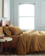 European Linen Duvet Deluxe Bundle - Tobacco