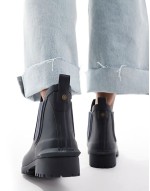 Wilton chelsea wellington boot in navy