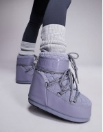 Moonboot Icon low quilt boots in grey